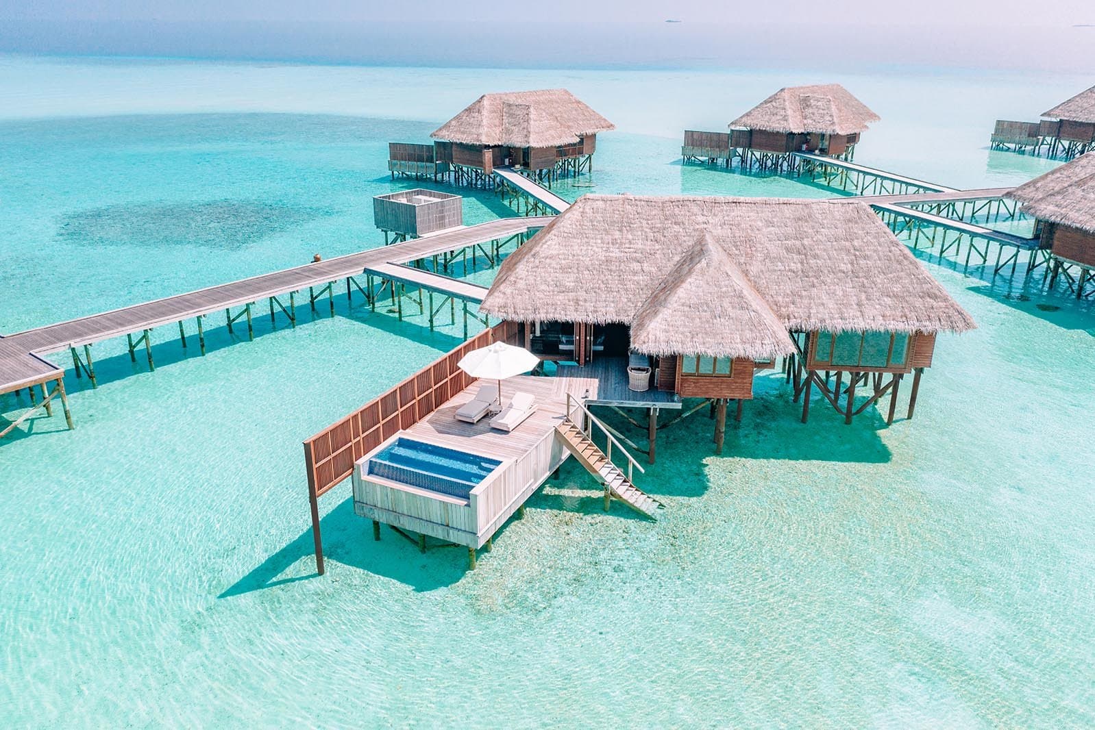Two Bedroom Grand Water Villa with Pool - Conrad Maldives