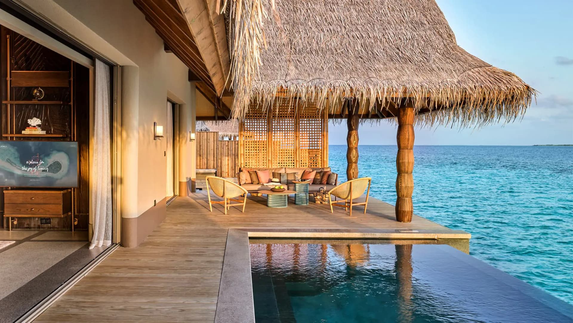 Luxury Water Villa With Pool - Elegant 3-guest oceanfront accommodation at JOALI Maldives featuring premium furnishings and stunning Maldives views