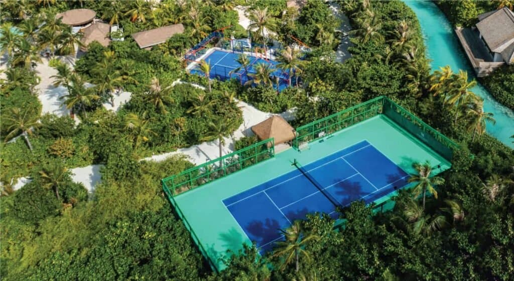 Game on at our Tennis Court in Paradise