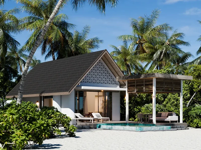 Beach Pool Villa - Meyyafushi Maldives - Image 1