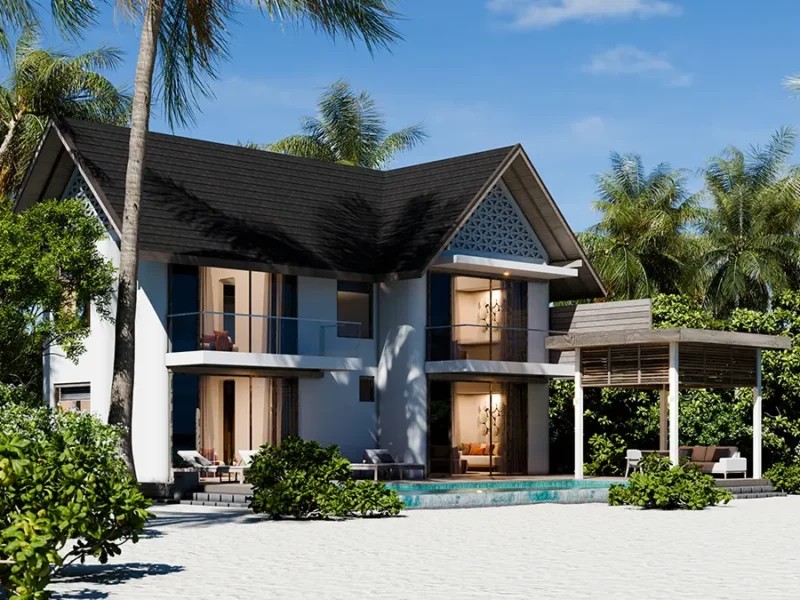 3-bedroom Beach Suite - Meyyafushi Maldives - Image 1