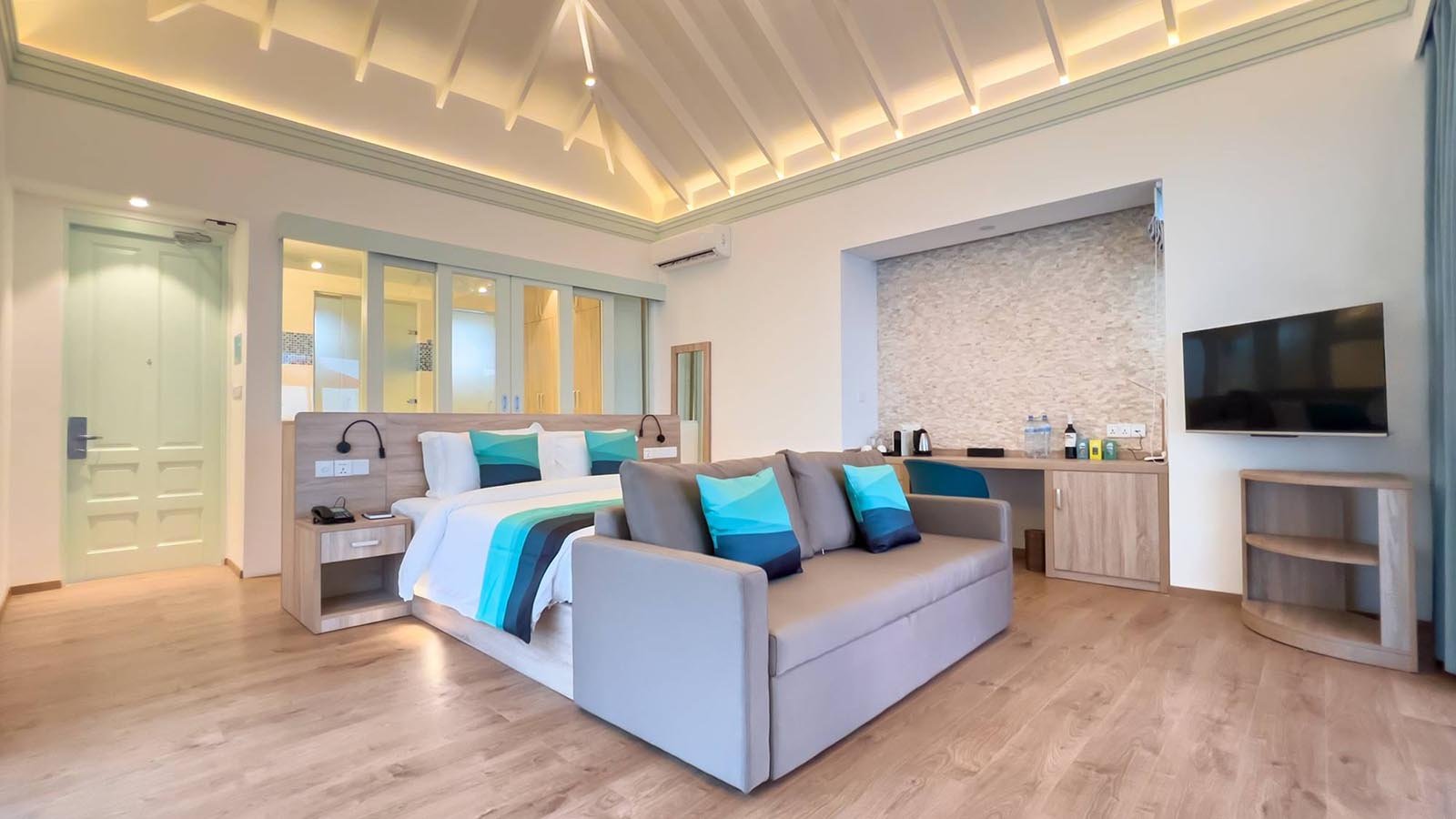 Water Villa with Pool + Slide - Siyam World - Image 2