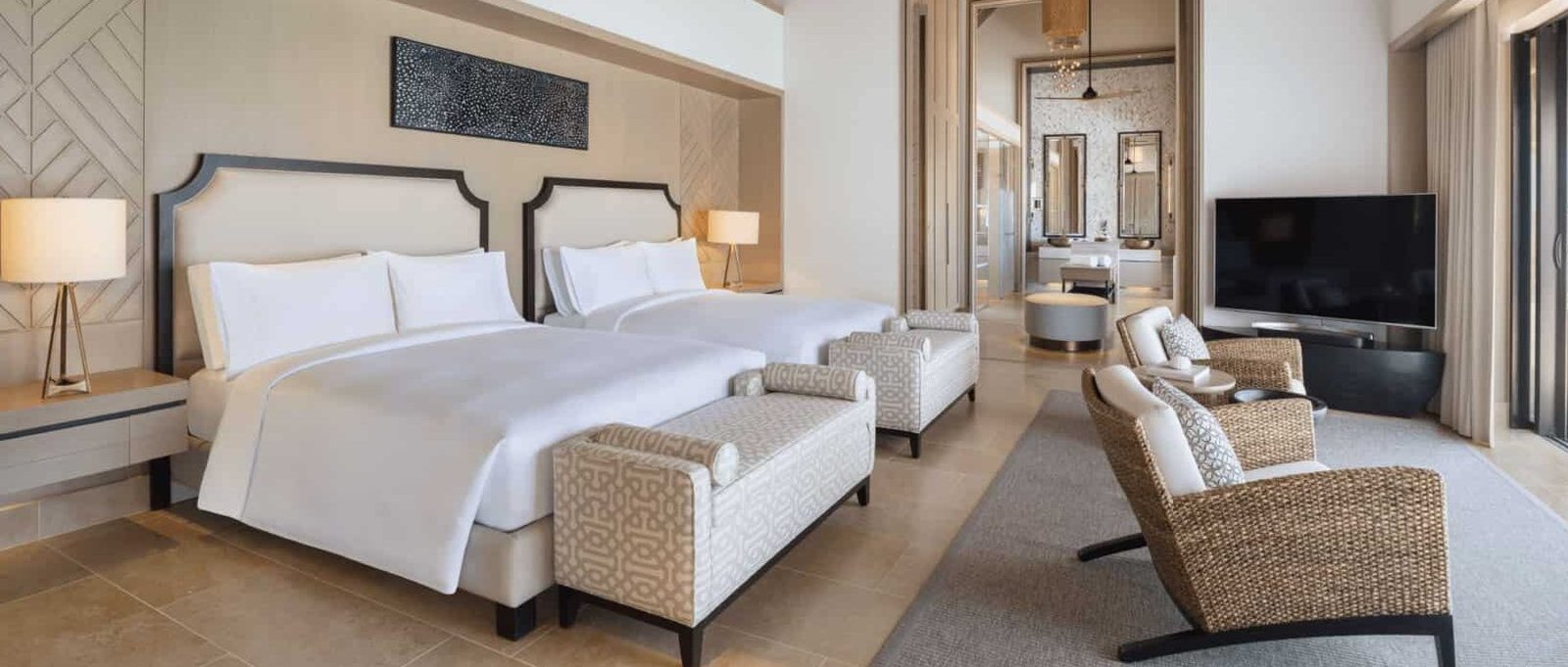 Two Queen Bedded Grand Beach Villa with Pool - Waldorf Astoria - Image 3