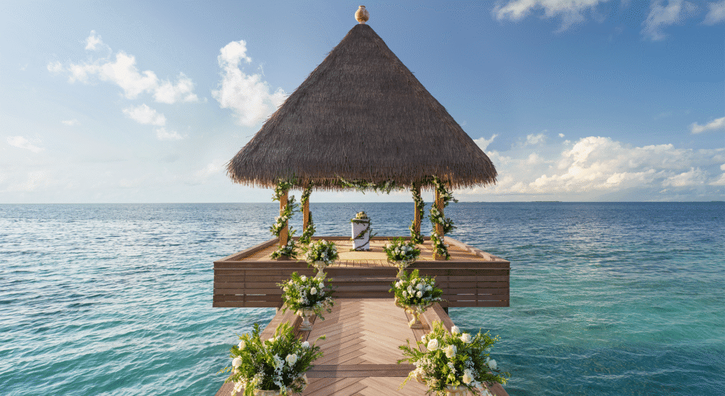 Say ‘I do’ Surrounded by Blue